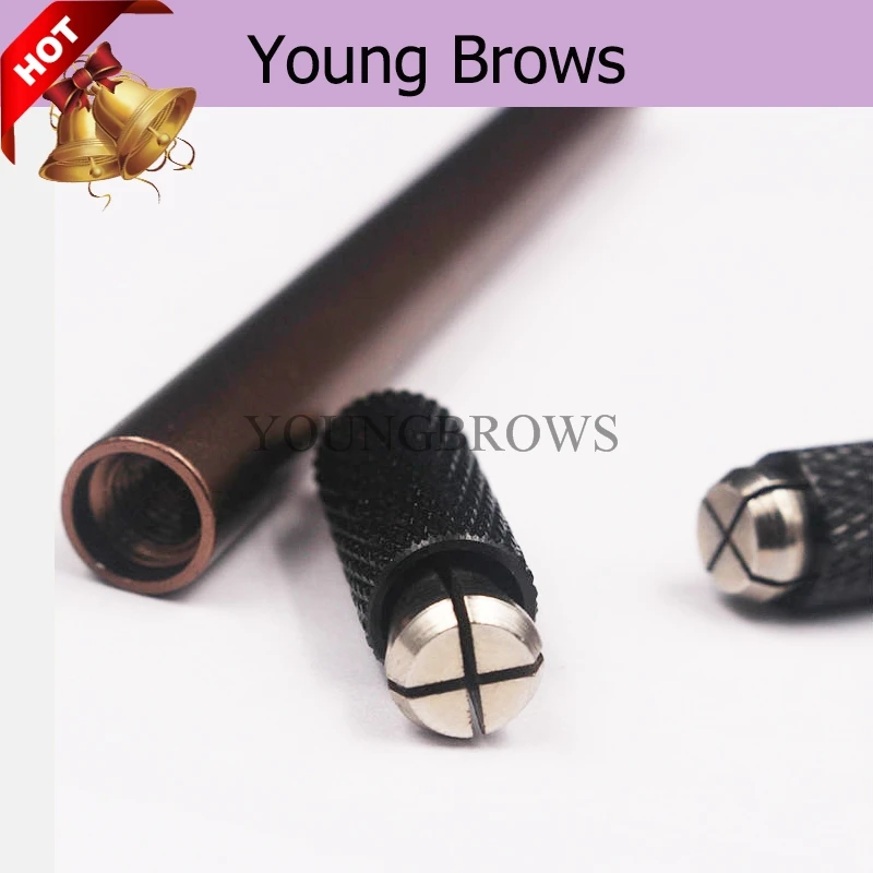 Best Selling Goochie 5 Pieces PMU Flat Microblade Handtools Manual Pen Microblading For Curved Needle U Shape | Красота и здоровье
