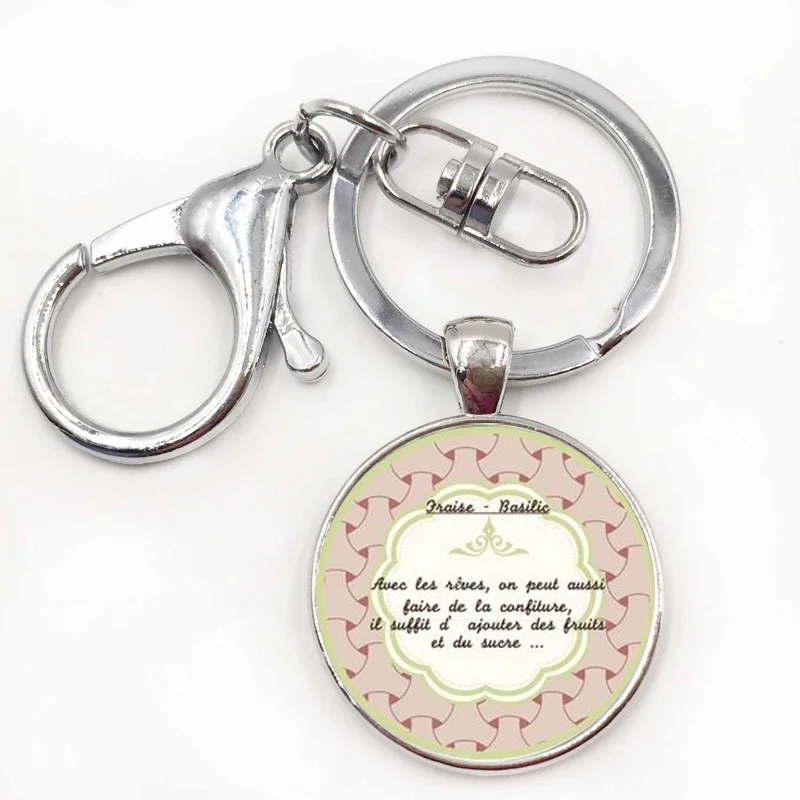 Merci maitresse подвесной держатель модное серебряное кольцо из цветного стекла