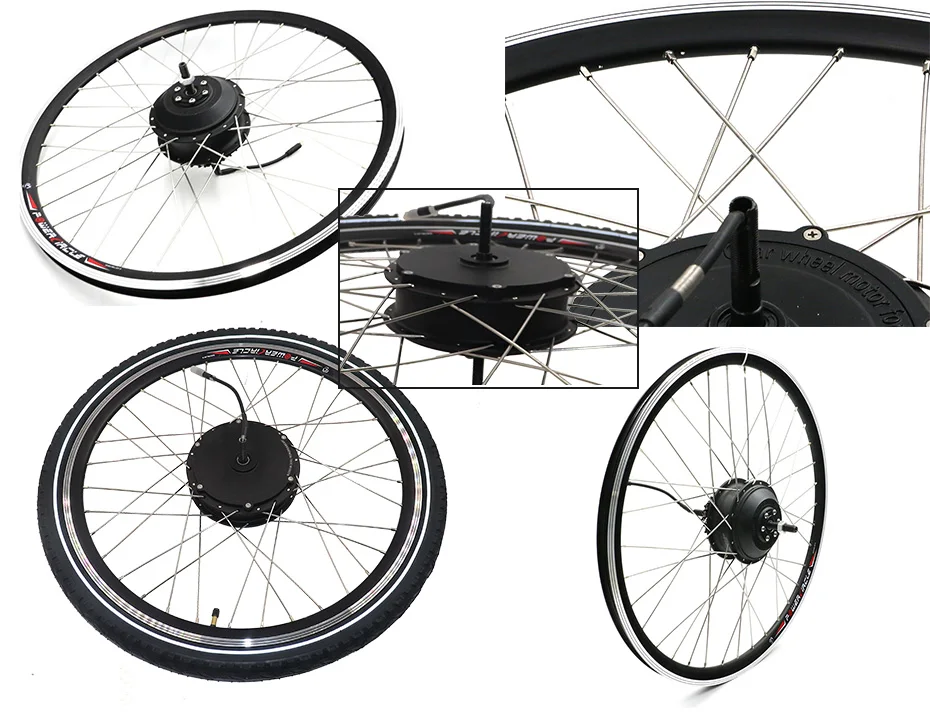 2" 700C(28") 48 В 350 Вт 500 Вт комплект для электрического велосипеда переднее моторное колесо с 48V10A/Samsung 12a/LG16A e комплект для переоборудования электрического велосипеда