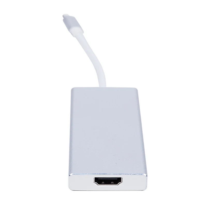 USB C концентратор 7 в 1 адаптер (PD) порт доставки питания 4 k HDMI Micro SD/SD кардридер 3 0