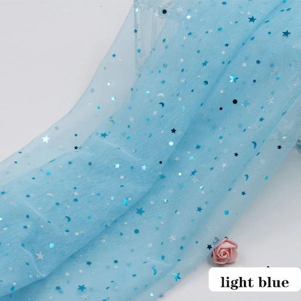 150 смШирина горячая штамповка звезда блесток сетчатая ткань разноцветный Тюль