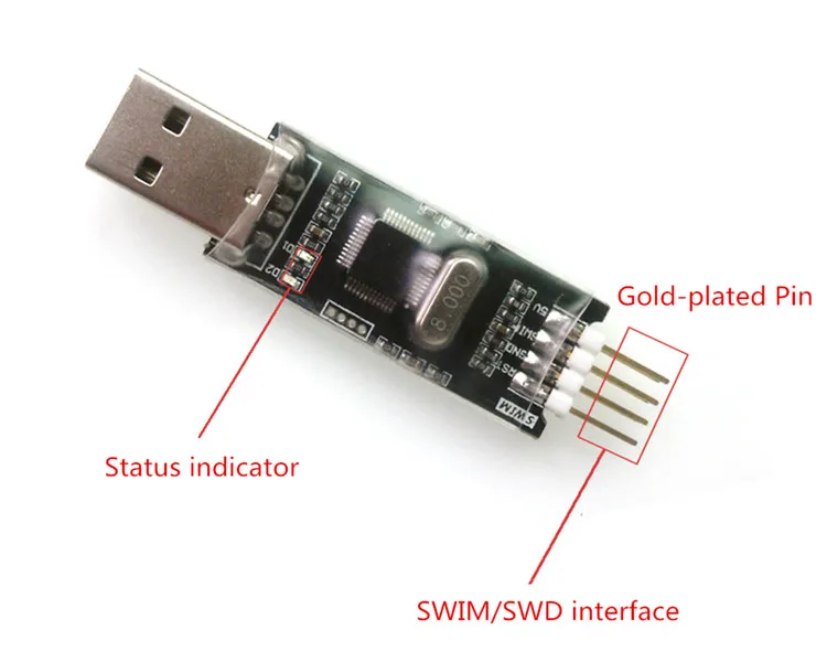 Эмулятор STLink STM8 симулятор STM32 ARM ST-Link загрузчик программного обеспечения с