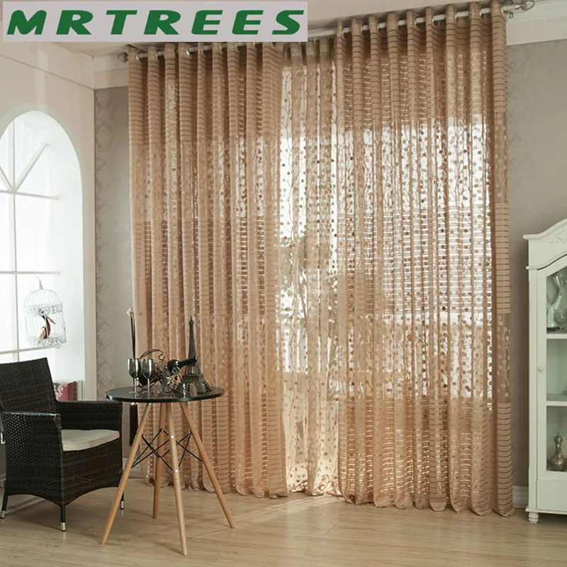 Европа Стиль Серый Тюль sheer окна шторы для гостиной спальня кухня современный