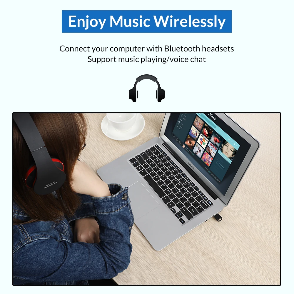 TOPK USB Bluetooth MINI 4 0 Ключ адаптер передатчик приемник для компьютера ПК PS4 динамик