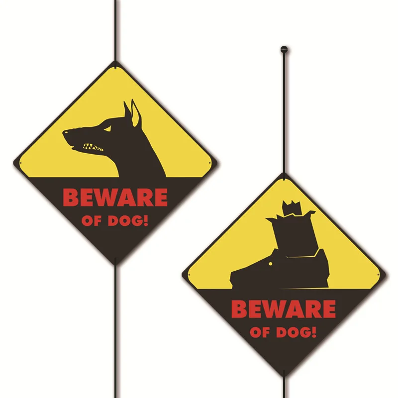 Be ware of Dogs Предупреждение ющие металлические жестяные вывески для дома стены