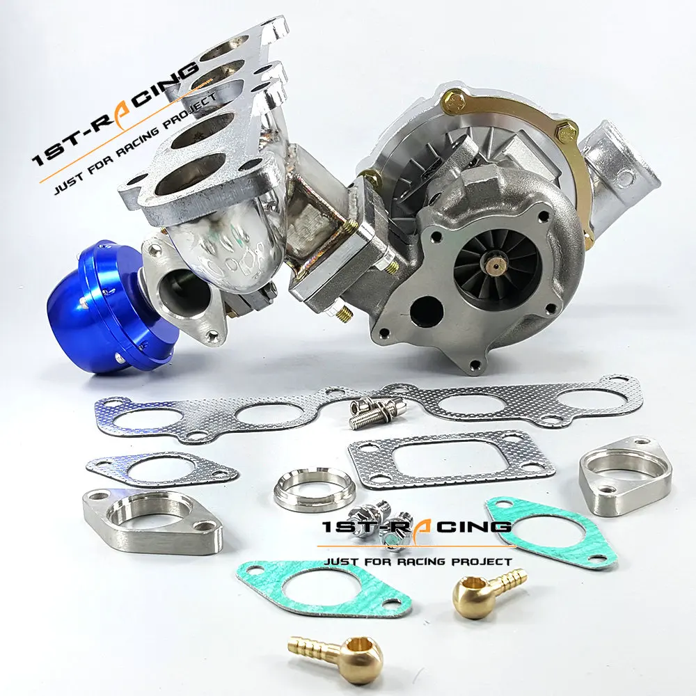 Выпускной коллектор GT35 Turbo + T3 Отходная дверь 38 мм для Toyota 2RZ-FE 2.4L / 3RZ-FE 2.7L |