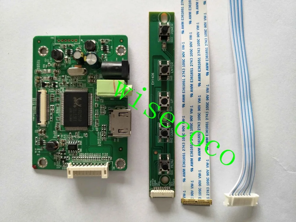 Для Raspberry PI 3 1920x1080 30 контактов EDP ЖК-дисплей контроллер драйвер платы модуль