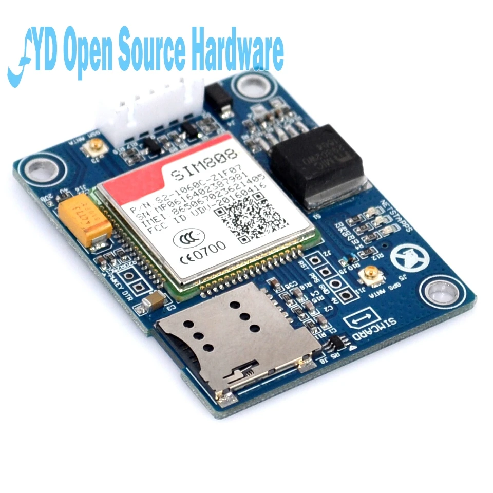 Макетная плата mini type SIM808 вместо модуля SIM908 GSM GPRS GPS IPX SMA с антенной для Raspberry