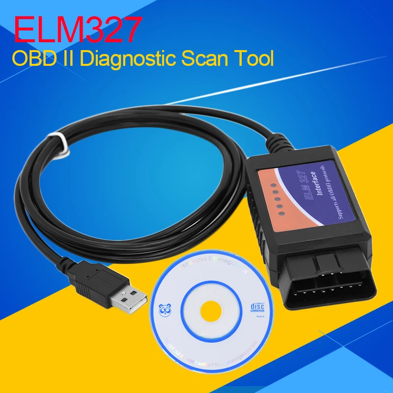 ELM327 USB интерфейс OBD2 разъем ELM 327 V 1 5 OBD 2 V1.5 Автомобильный сканер автомобильный