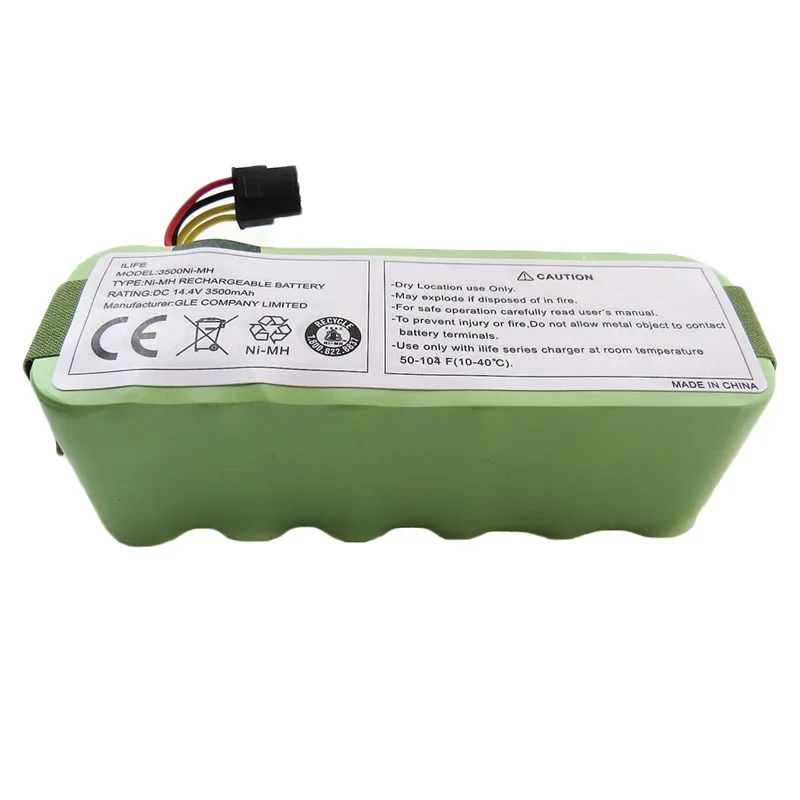 Аккумулятор для робота пылесоса Kitfort KT504 Haier T322 T321 T320 T325/Panda X500 X580 X600/Ecovacs Mirror CR120/Dibea