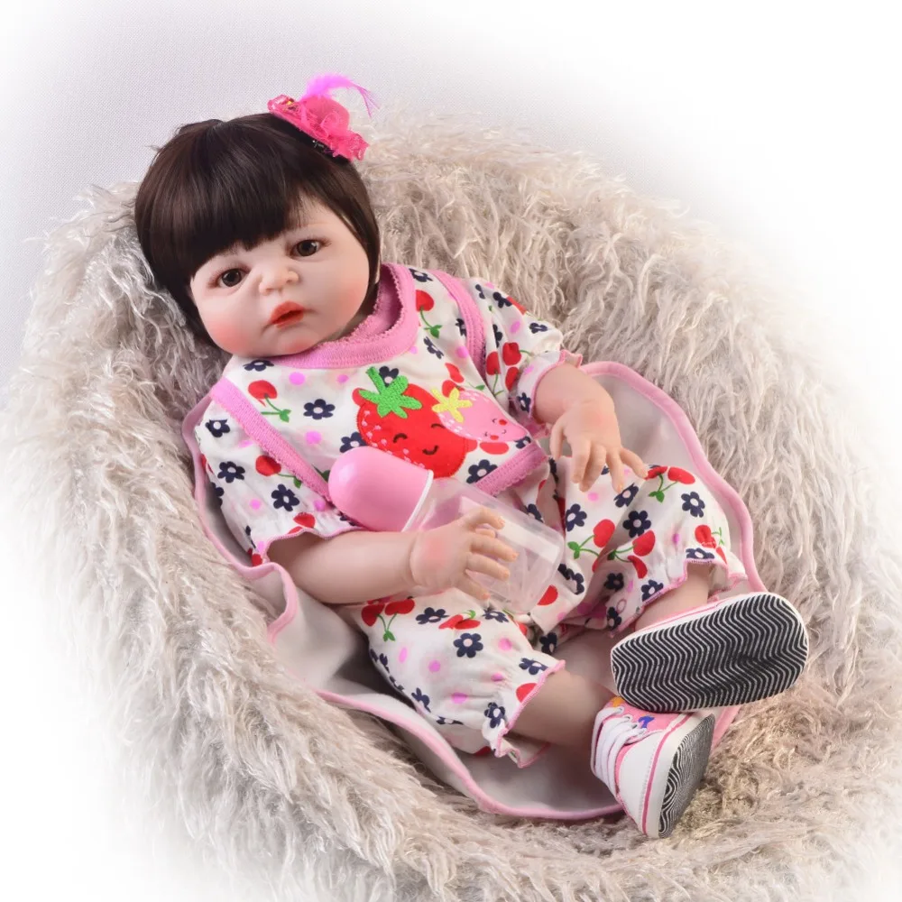 Кукла реборн силиконовая 56 см для ванной|Куклы| |