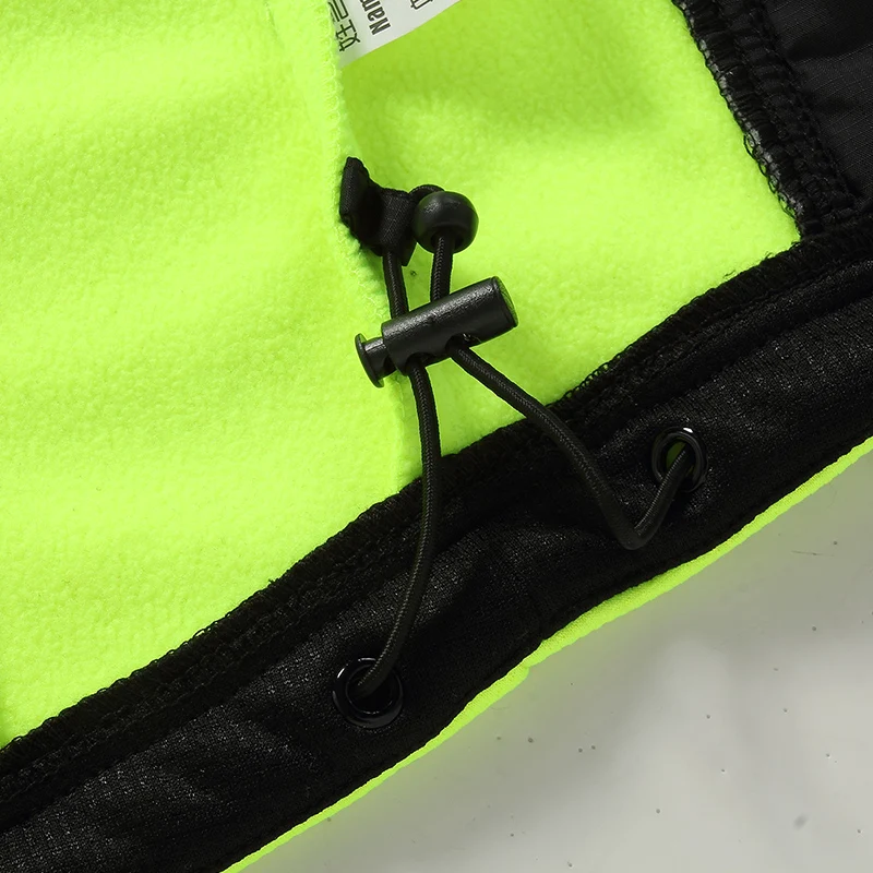 Мужская зимняя велосипедная куртка Santic ветрозащитная Теплая Флисовая с длинным