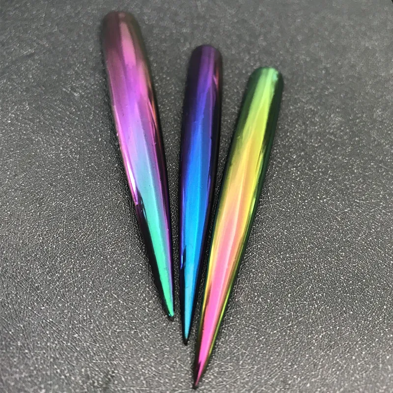 0.5g HIGH GRADE CHAMELEON POWDER Chrome Mirror Nails Powder Pigment Sequins Nail Art Glitter Decoration for Gel Polish | Красота и