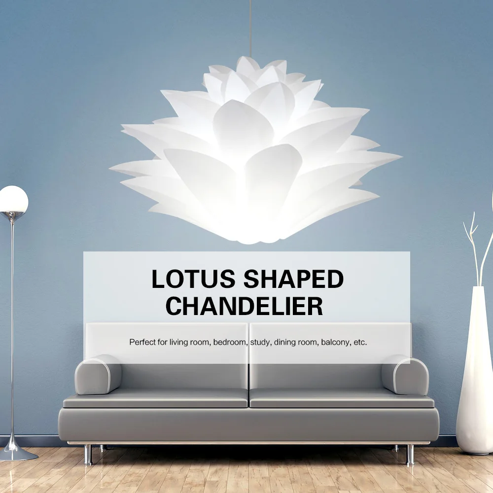 DIY Лили лотоса IQ головоломки кулон абажур кафе ресторан потолок комнаты