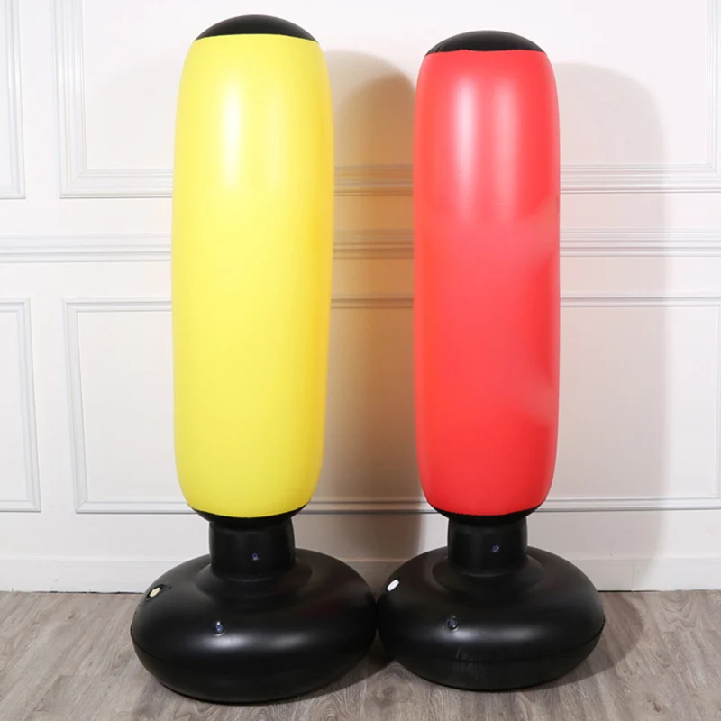 1.6M Inflatable Bodybuilding Boxing Column Tumbler Sandbag Earthbag Funny Decompress Toy B2Cshop | Спорт и развлечения