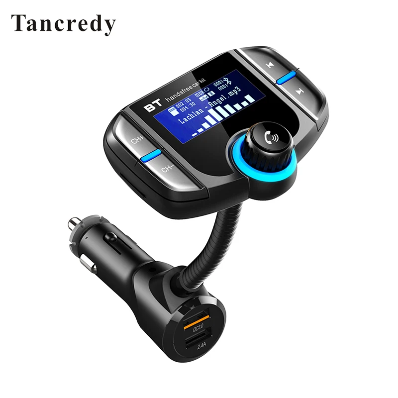 BT70 автомобильный Bluetooth fm-передатчик модулятор передатчик 2 USB быстрое зарядное устройство QC3.0 громкой связи автомобильный комплект MP3-плеер Поддержка Siri