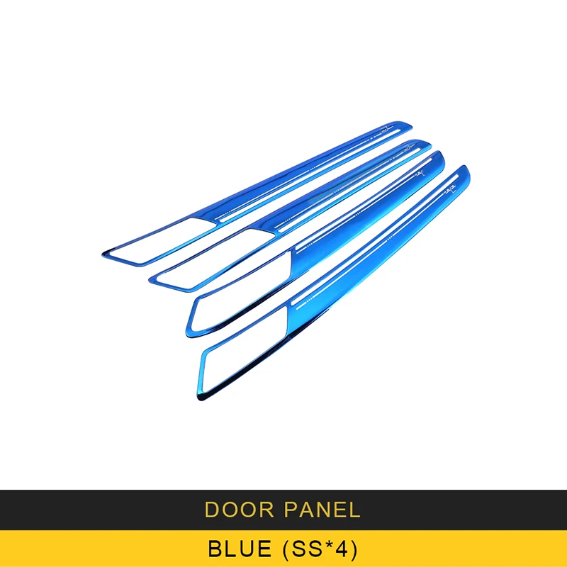 For Volkswagen Golf 7 Golf 7.5 Car Styling Door Gate Panel Cover Trim Frame Sticker Interior Accessories