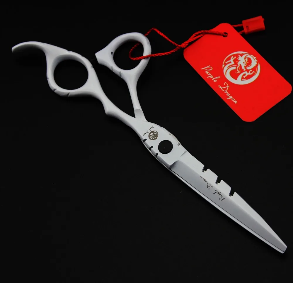 509 # TOPPEST 6 0 дюймовые белые Парикмахерские ножницы JP 440C 62HRC для дома и салона резки