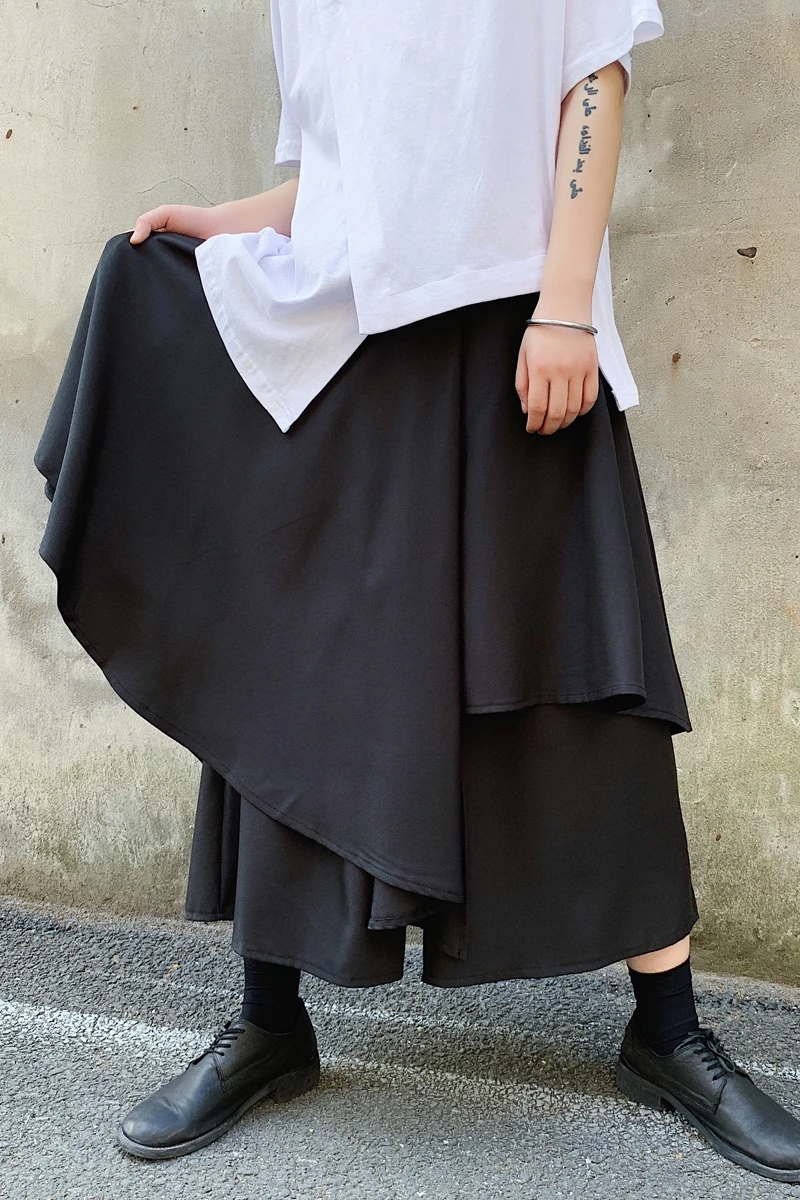 Harajuku мужские лоскутные широкие брюки повседневные свободные женские хлопковые