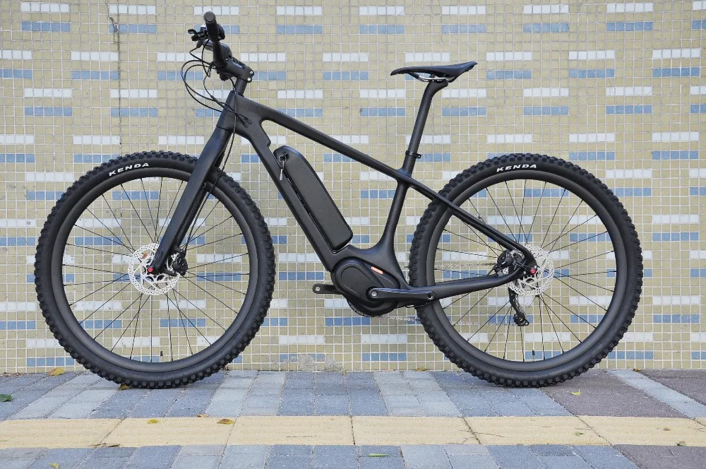 Бренд E-BIKE 250 Вт 36 В Электрический 29er hardtail рамы для MTB углерода Bafang Мотор Электрический горный велосипед 135/142 QR через ось рамы