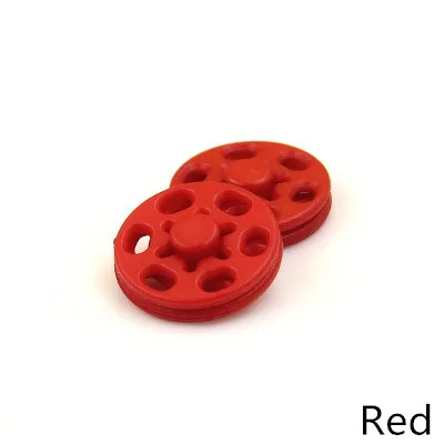 Red Meetee 60 набор 7/10/12/15/18/21 мм Пластик пластиковые кнопки невидимый пряжки DIY рубашка свитер пуговицы для пришивания для одежды BD485 - Цвет: Red