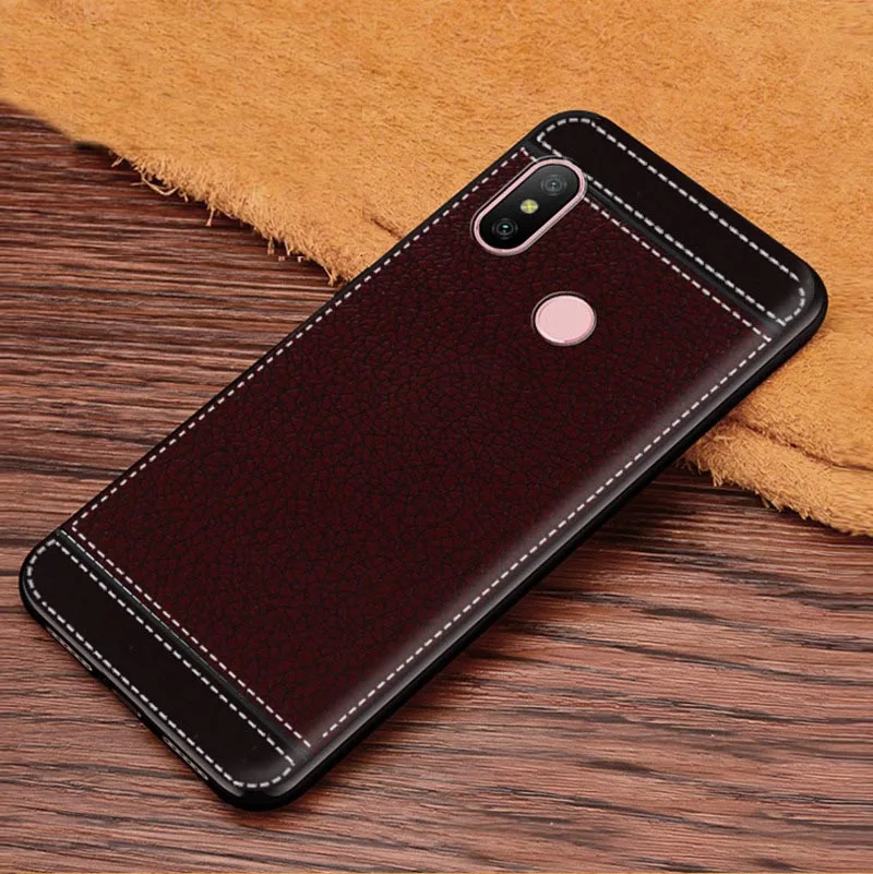Чехол для Redmi Note 5 4 ГБ 64 99 дюйма кожаная текстура мягкий чехол из ТПУ Xiaomi Pro|Бамперы|