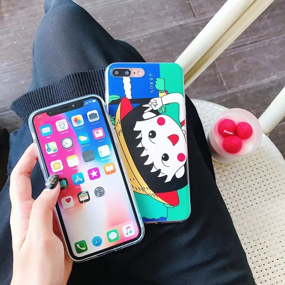ORYKSZ для iphone X случае Мультфильм прозрачной рисунком телефон силиконовые чехлы