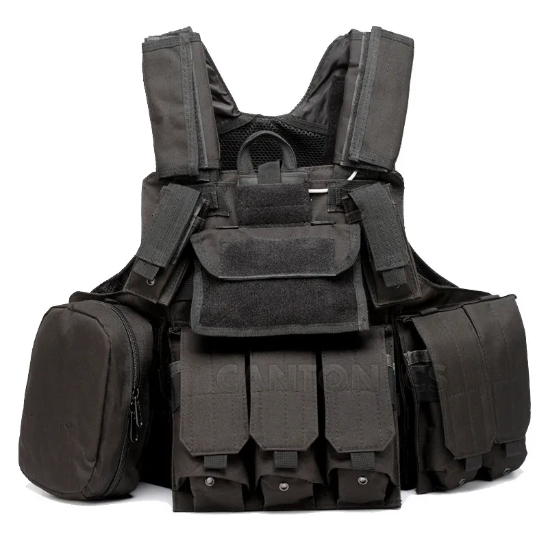 

Tactical Assault Airsoft SAPI Plate Carrier Vest Multicam Army Military Molle Mag Ammo Chest Rig Paintball Body Armor Harness