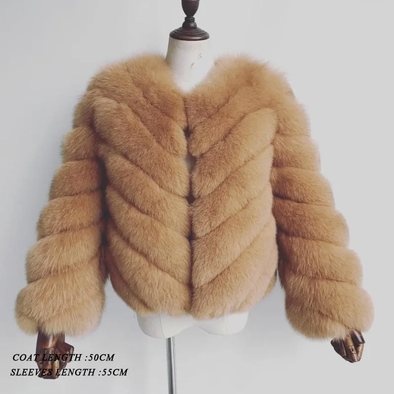 as picture Трендовые Популярные Короткие шубы для женщин из натурального меха лисы жакет из меха с теплым толстым капюшоном зимняя верхняя одежда Универсальные женские топы - Цвет: as picture
