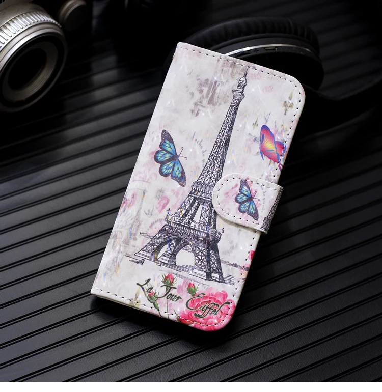 Флип-кожаный чехол для Coque Xiaomi Redmi Note 4 чехол 3D окрашенный чехол-книжка для Etui Xiomi Redmi Note 4X панда кошелек чехол для телефона