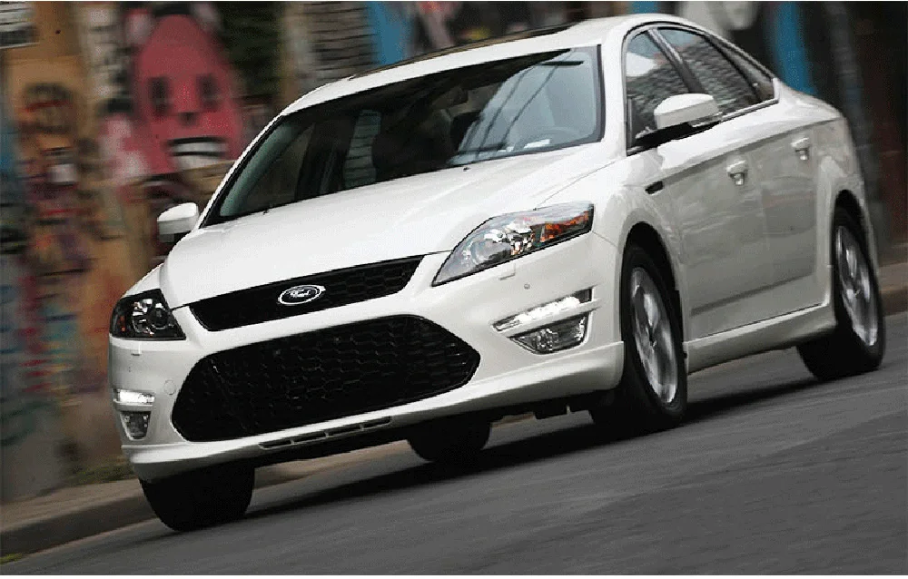 ATIWATT для Ford Mondeo MK4 2011 2012 2013 внешний ABS пластик черный Передний бампер гоночный Центр решетка с бейдж сетка 1 шт
