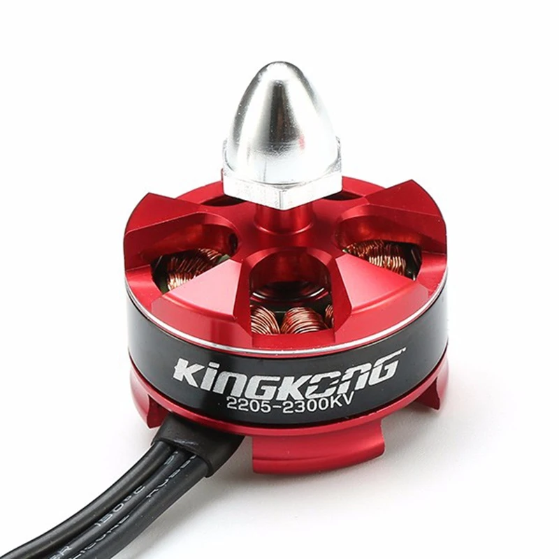 Оригинальный KINGKONG 2205 2300KV 2 до 4S CW CCW бесщеточный двигатель для радиоуправляемых
