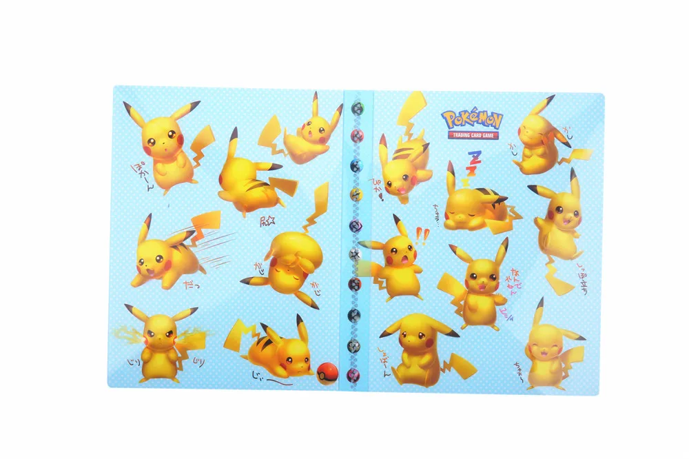 Takara Tomy мультфильм аниме Карманный Монстр Пикачу держатель Альбом игрушки Коллекция Покемон карты Альбом топ для детей подарок