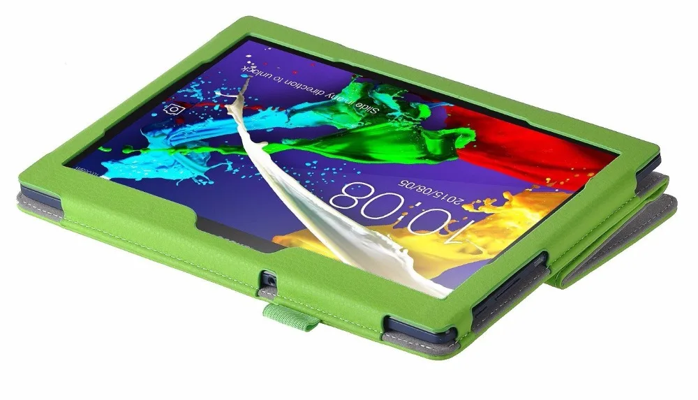 Чехол для Lenovo Tab 2 A10-30 X30 Smart Flip PU кожаный чехол X30F планшета + стилус | Компьютеры и
