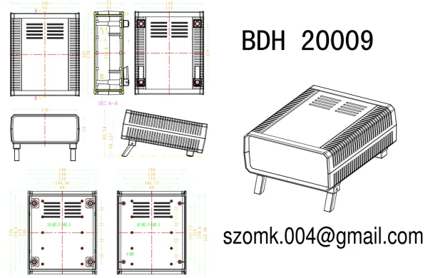 1 шт. Бесплатная доставка ABS пластик электронный проект коробка для Diy корпус