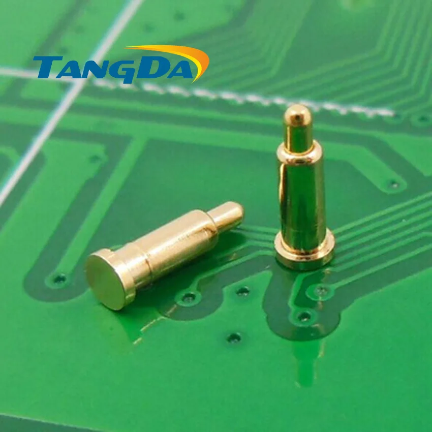 

Tangda DHL/EMS D2*7.5mm 1000PCS pogo pin connector Mobiles Battery spring 1P Thimble Surface Mount SMD gold plate 1u" 1.2A