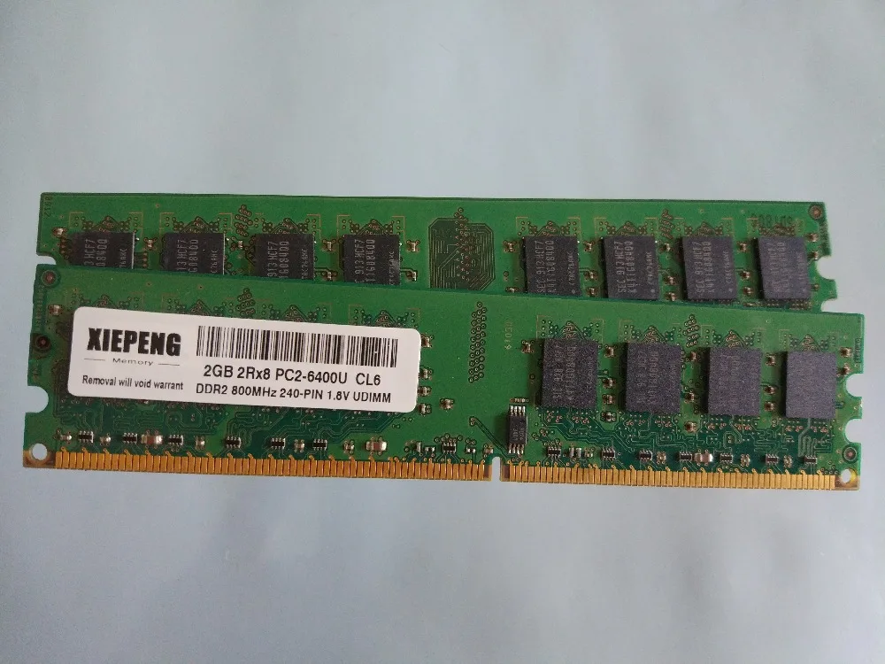 Оперативная память 2 Гб DDR2 800 МГц 4 2Rx8 PC2 6400U 4G 5300 NON ECC для рабочей станции DELL Precision 390