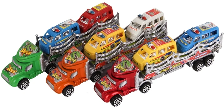 Лидер продаж сопротивление падению Зеленый Большой инерционный грузовик прицеп