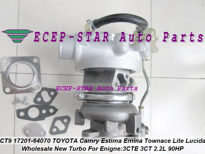 CT9 17201 64070 64071 турбина турбонаддув подходит для TOYOTA Camry Lite TownAce Vista Emina Lucida 3CT 3C T 2.2L