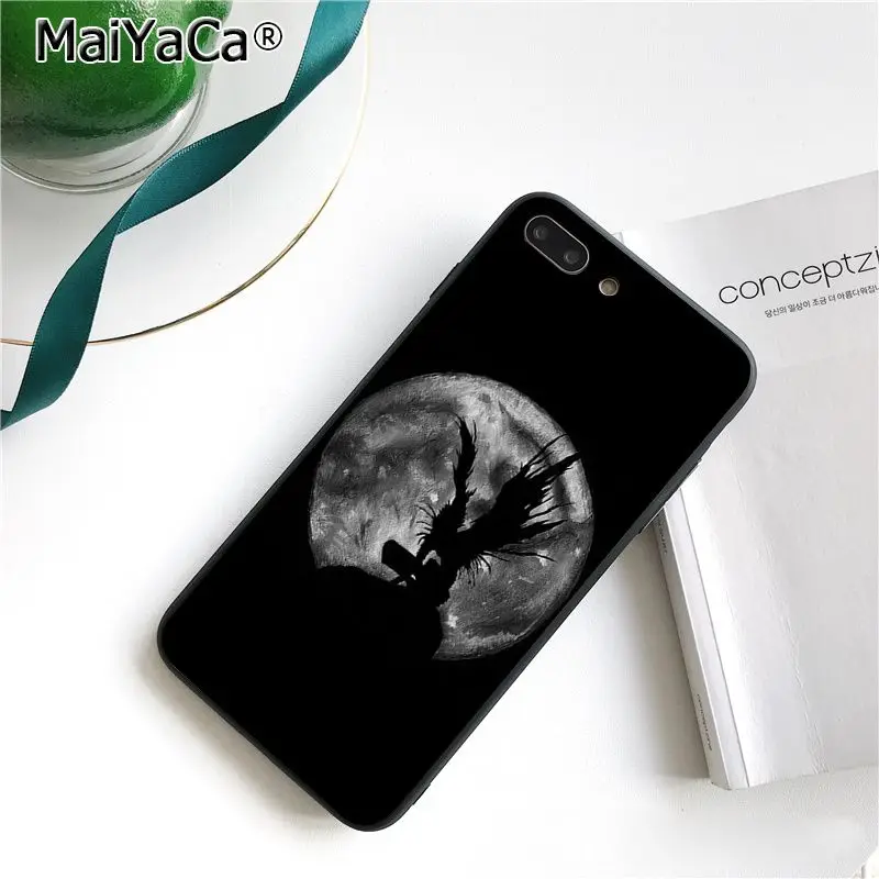 A3 MaiYaCa чехол Ryuk смерть Кира Coque чехол для телефона для iphone 11 Pro 11Pro Max X XS MAX 6 6s, 7, 7 plus, 8, 8 Plus, 5 5S SE XR - Цвет: A3