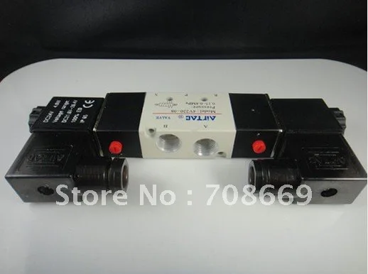 4V220-08 5Ports2Position двойной соленоидный пневматический клапан 1/4 &quotBSPT AC110V |