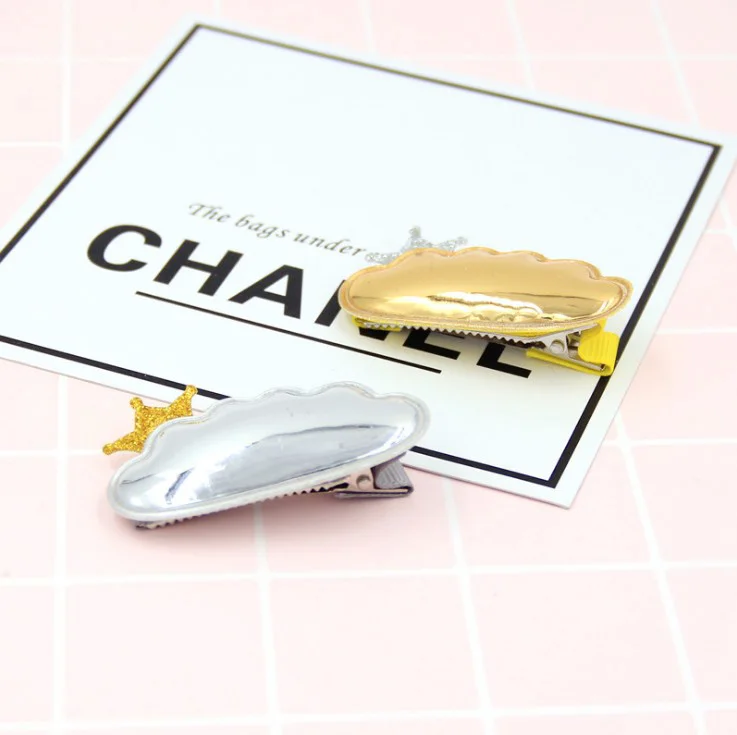 Новинка модная детская тиара Корона из искусственной кожи Гладкая облако