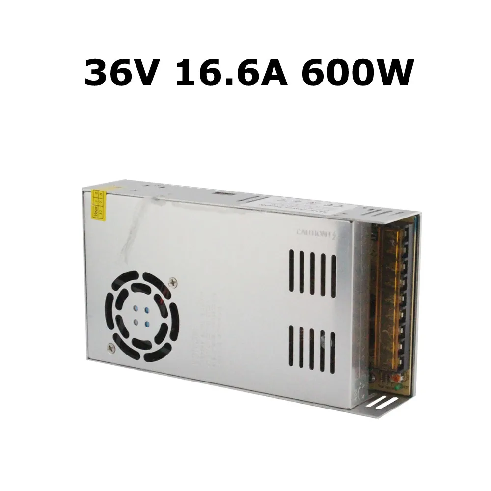 600W 36 в источник питания 36 вольт переменного тока 110 В 220 В постоянного тока 36 В светодиодный драйвер 10 А 360 Вт 120 Вт 180 Вт 200 Вт 480 Вт 600 Вт светодиодный трансформатор для светодиодных лент светильник - Цвет: 600W