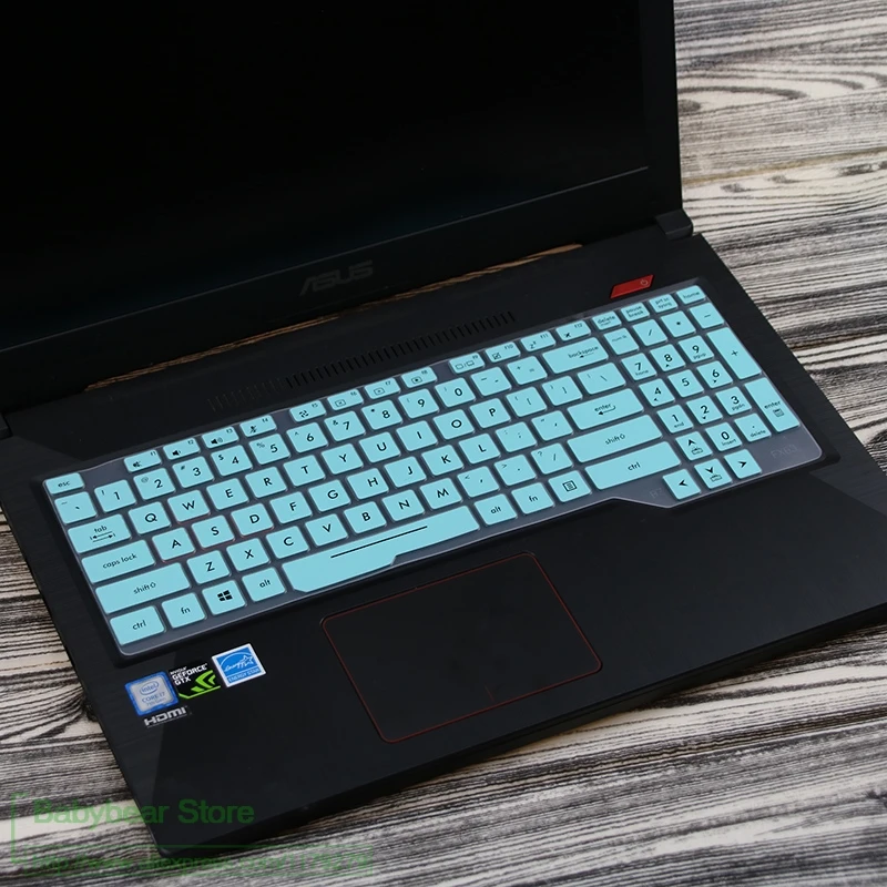 whiteblue For ASUS ROG Strix Scar II GL704GW GL704 GL704G GL704GV GL704GM GL703VM GL703GM GL703GE 17.3 inch laptop keyboard cover skin - Цвет: whiteblue