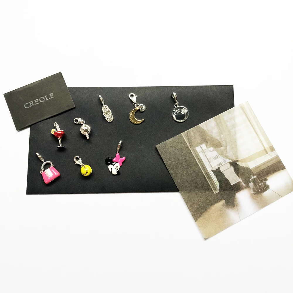Minnie Cocktail Baseball Bag Flip-flop Teapot Moon Heart Wish Come True Charm Pendant 2019 Jewelry 925 Sterling Silver Gift | Украшения и
