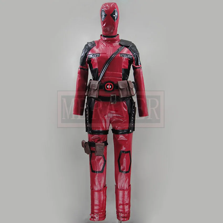 Костюм Дэдпула популярный костюм супергероя из фильма красный кожаный