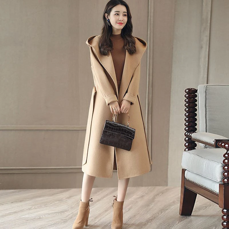 2018 осенне зимние женские куртки из теплой шерсти однотонная верхняя одежда с