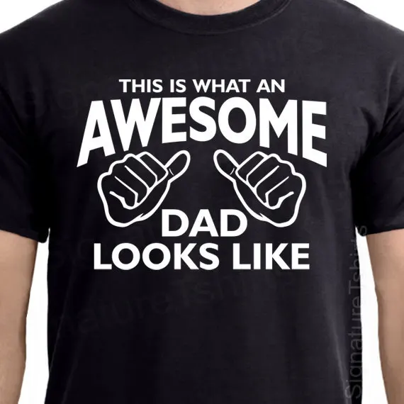

AWESOME DAD This is what an dad looks like MENS T-shirt shirt tshirt gift Father's Day gift More Size and Colors-A363