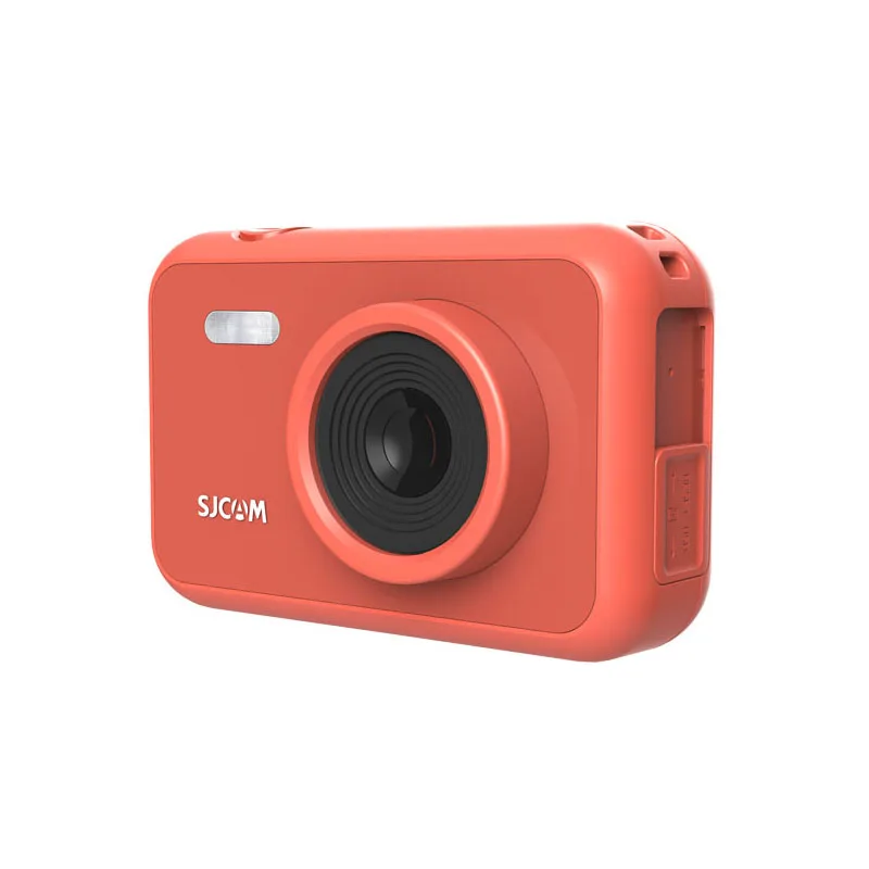 Красный SJCAM дети Камера 1080 P FunCam 2," ЖК-дисплей Экран видео Регистраторы подарок на день рождения развивающие цифровой фотографии детей Камера - Цвет: Красный
