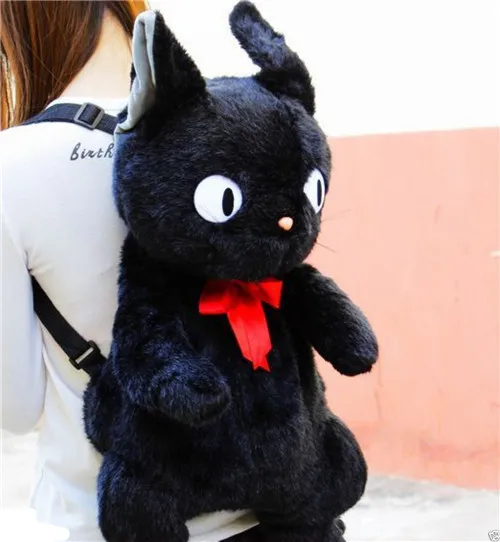 Женский студийный рюкзак Ghibli Black Cat jiji Kiki's Delivery Service плюшевая сумка 70 см 45